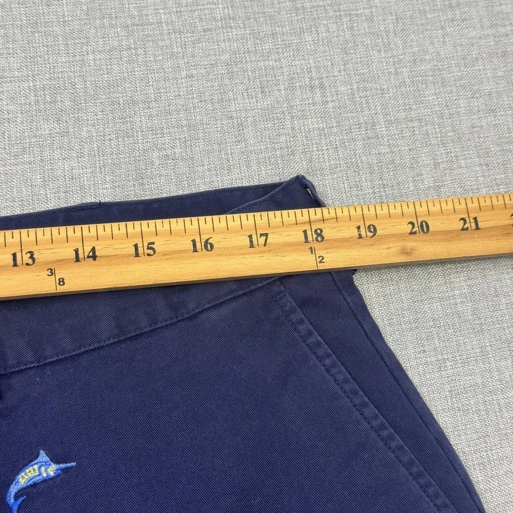 Polo Ralph Lauren Embroidered Sailfish Chino Shorts Men 38 Blue Cotton 9